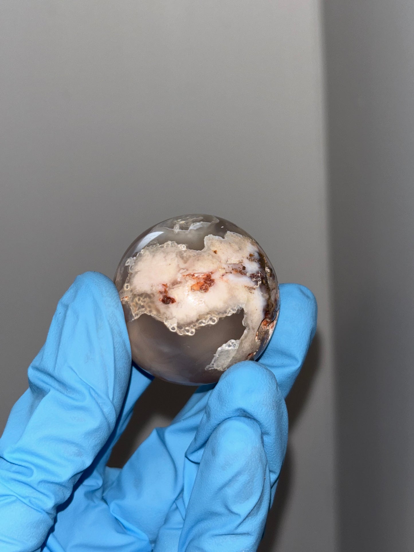 Flower Agate Spheres