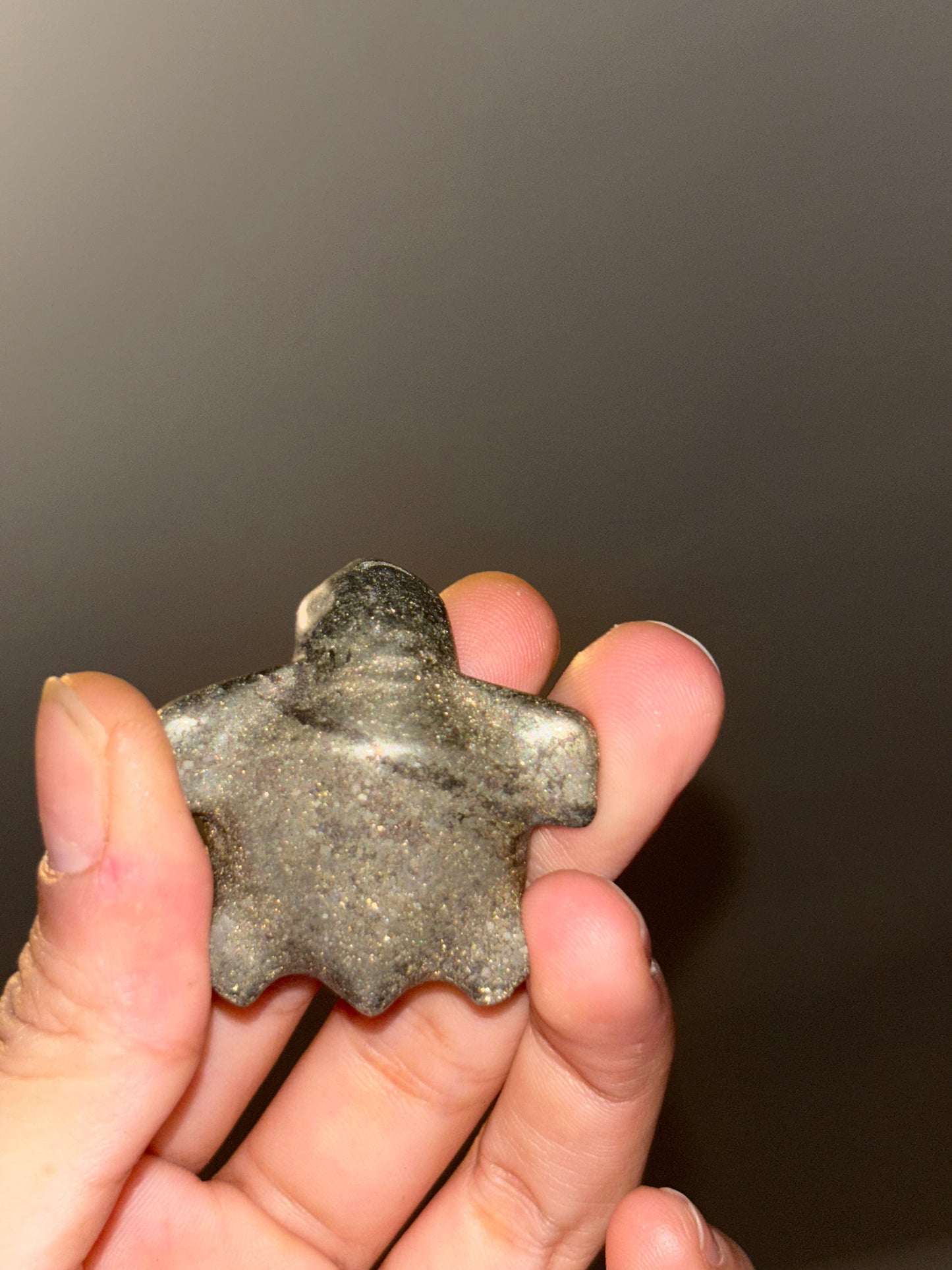 Pyrite Sea Turtle Carving