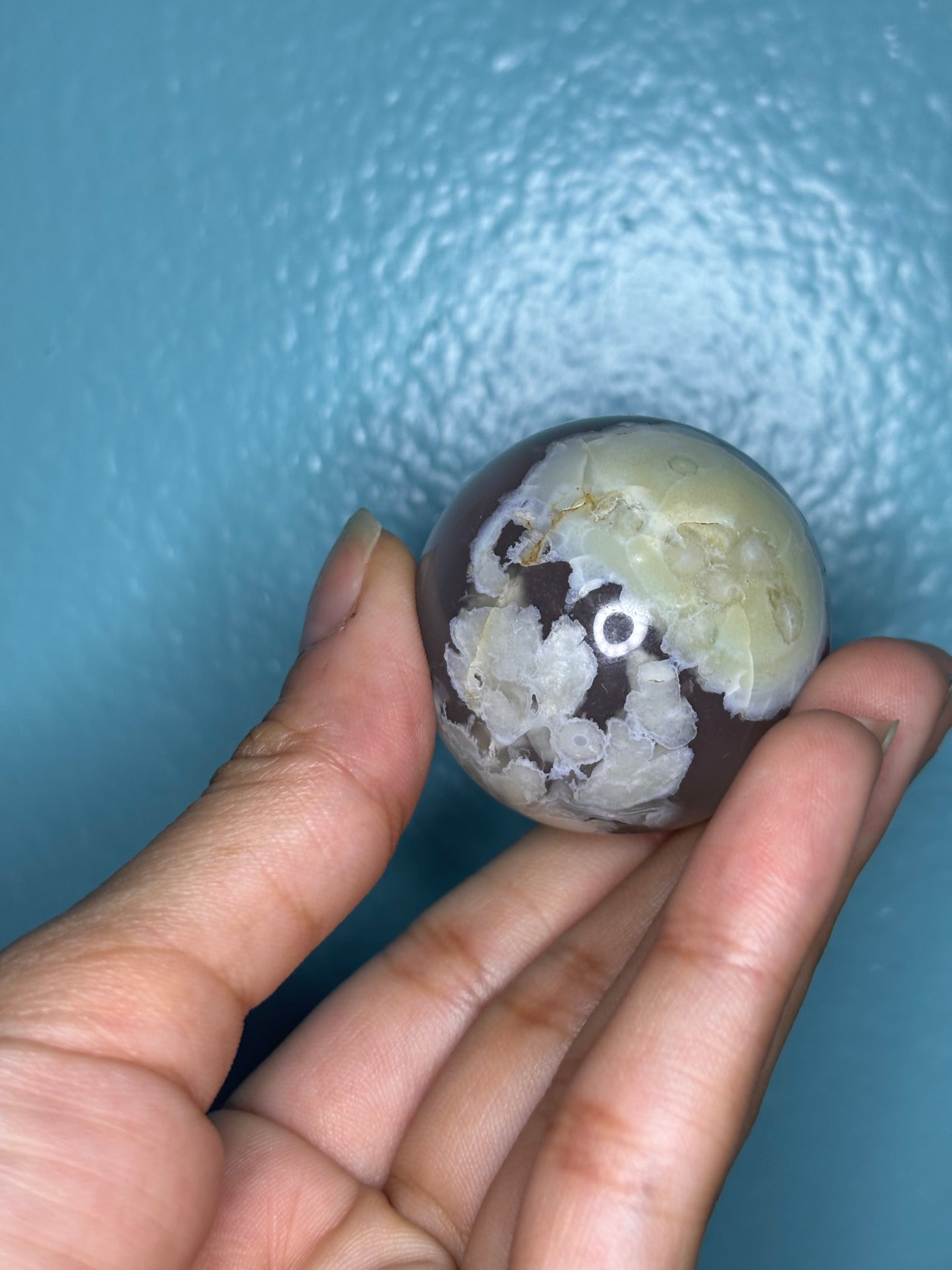 Flower Agate Spheres