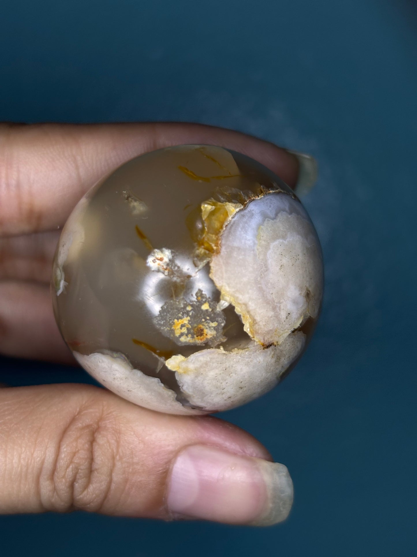 Flower Agate Spheres
