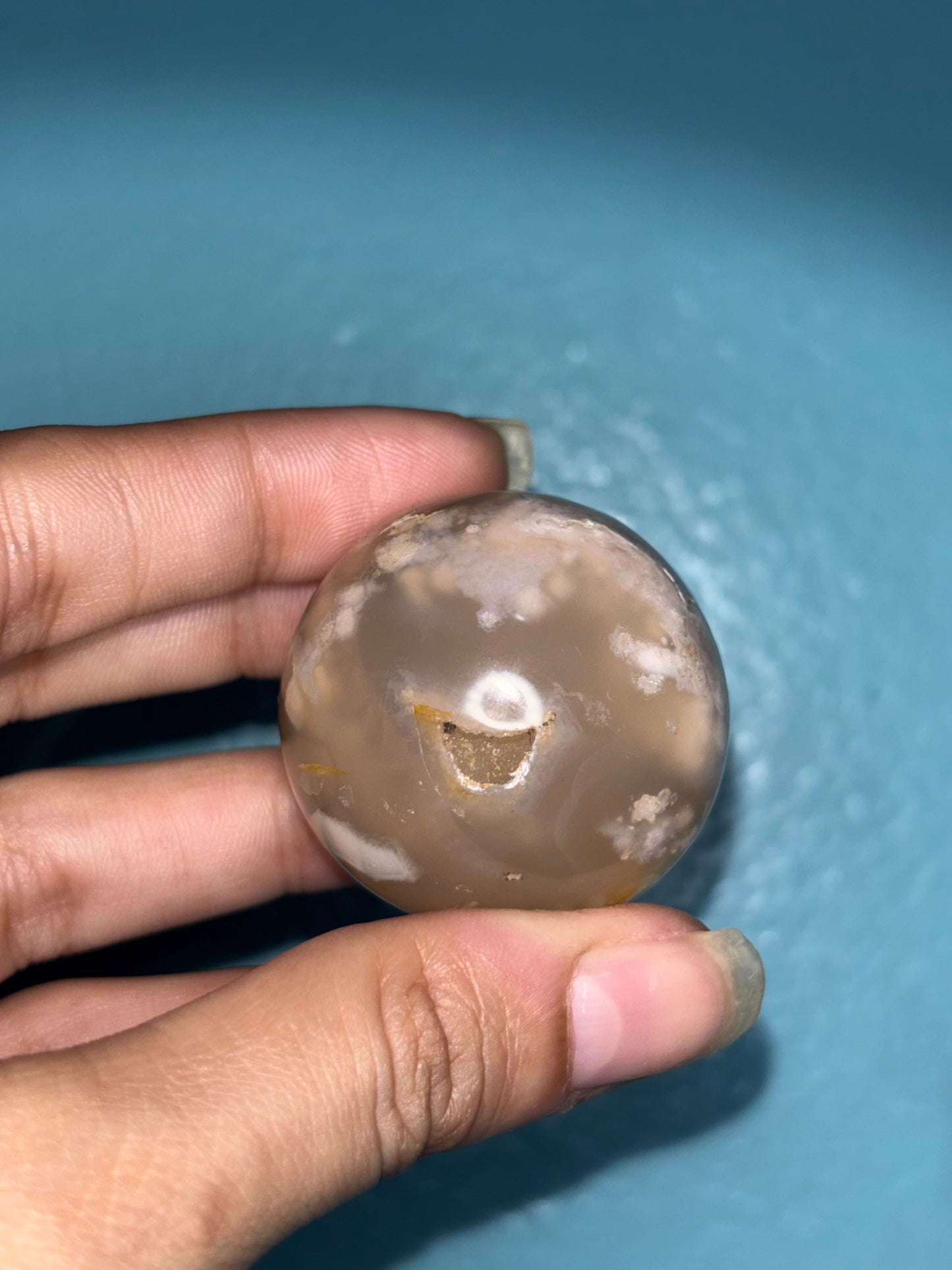 Flower Agate Spheres