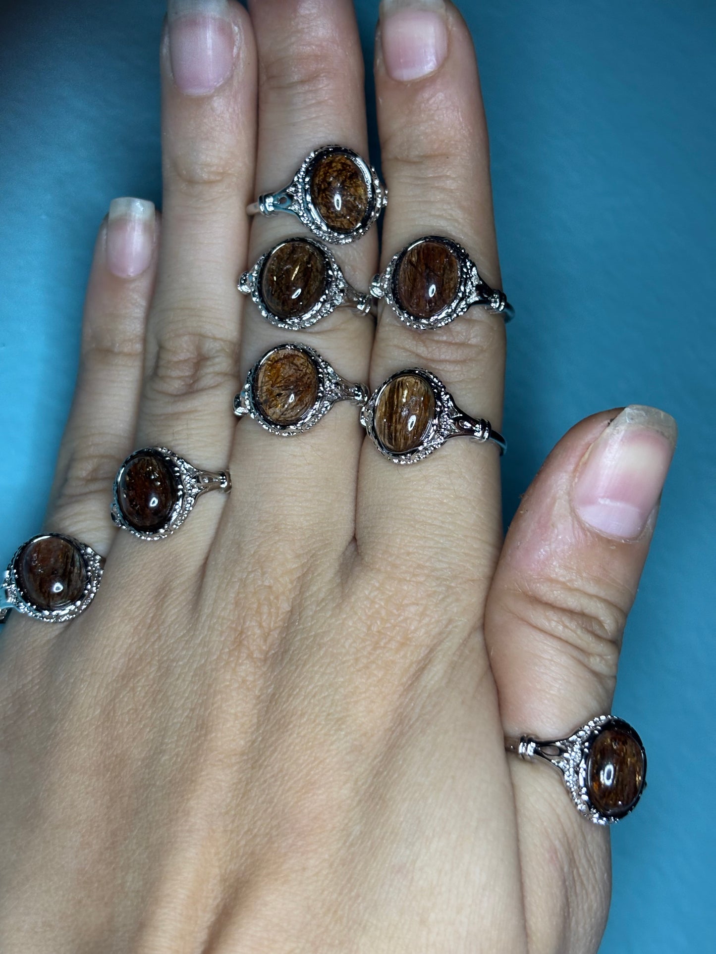Rutile Quarts Ring