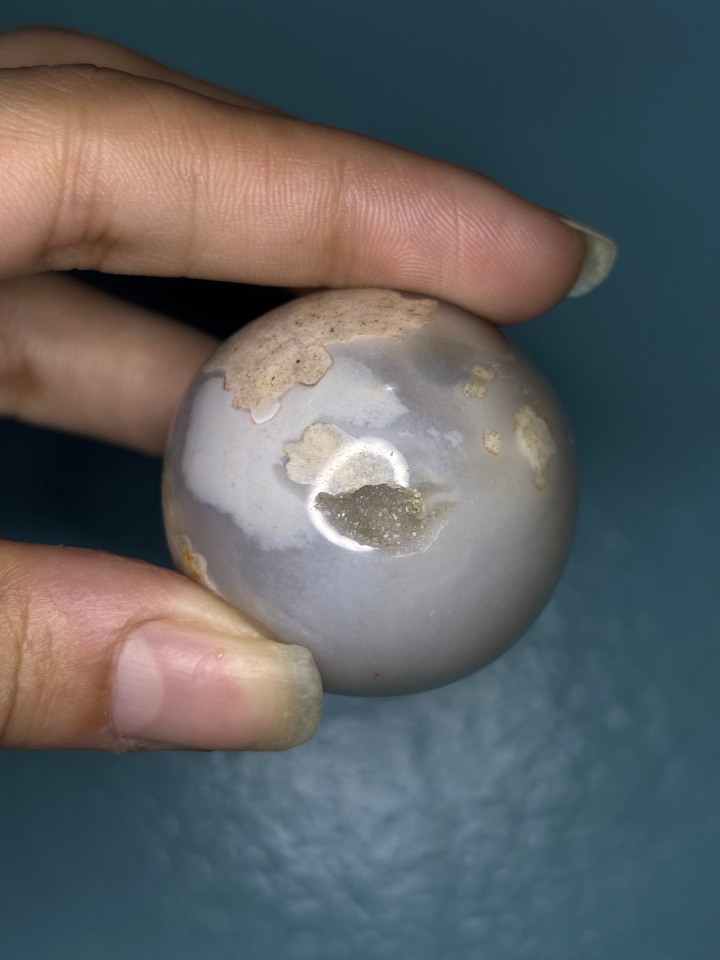 Flower Agate Spheres