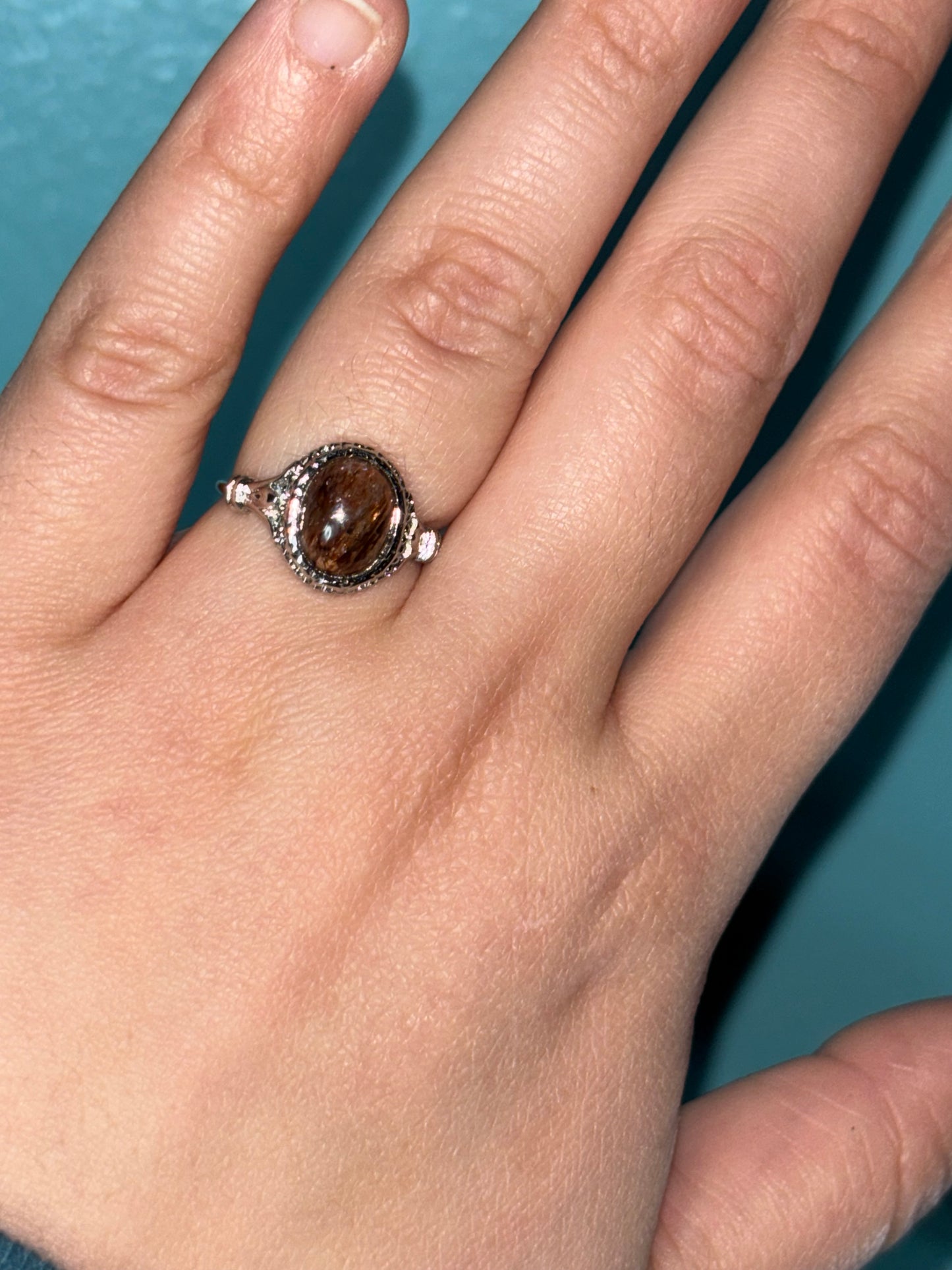 Rutile Quarts Ring