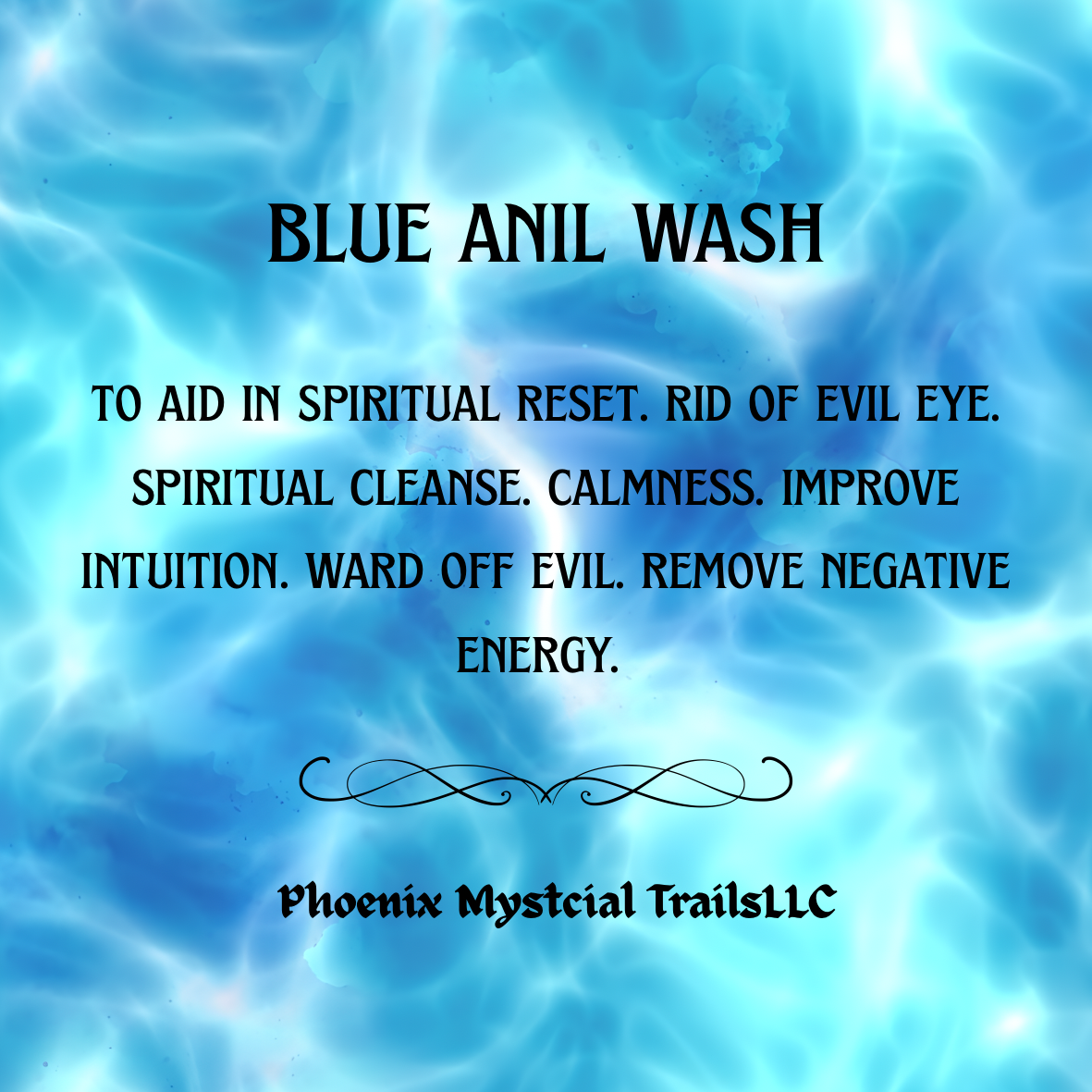 Blue añil wash