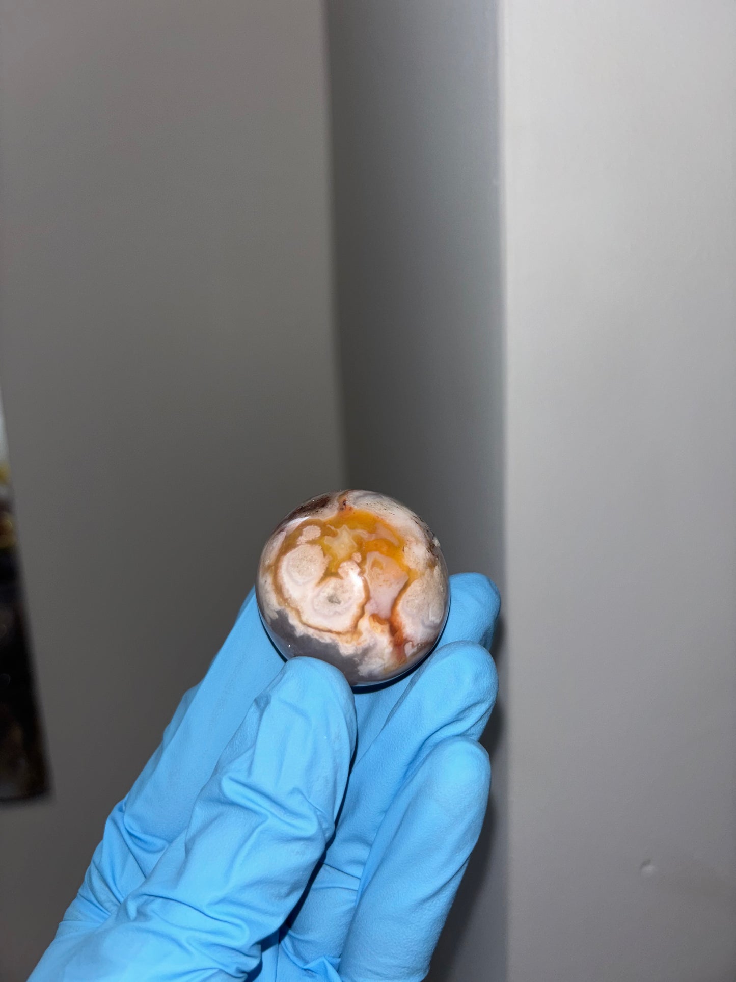 Flower Agate Spheres