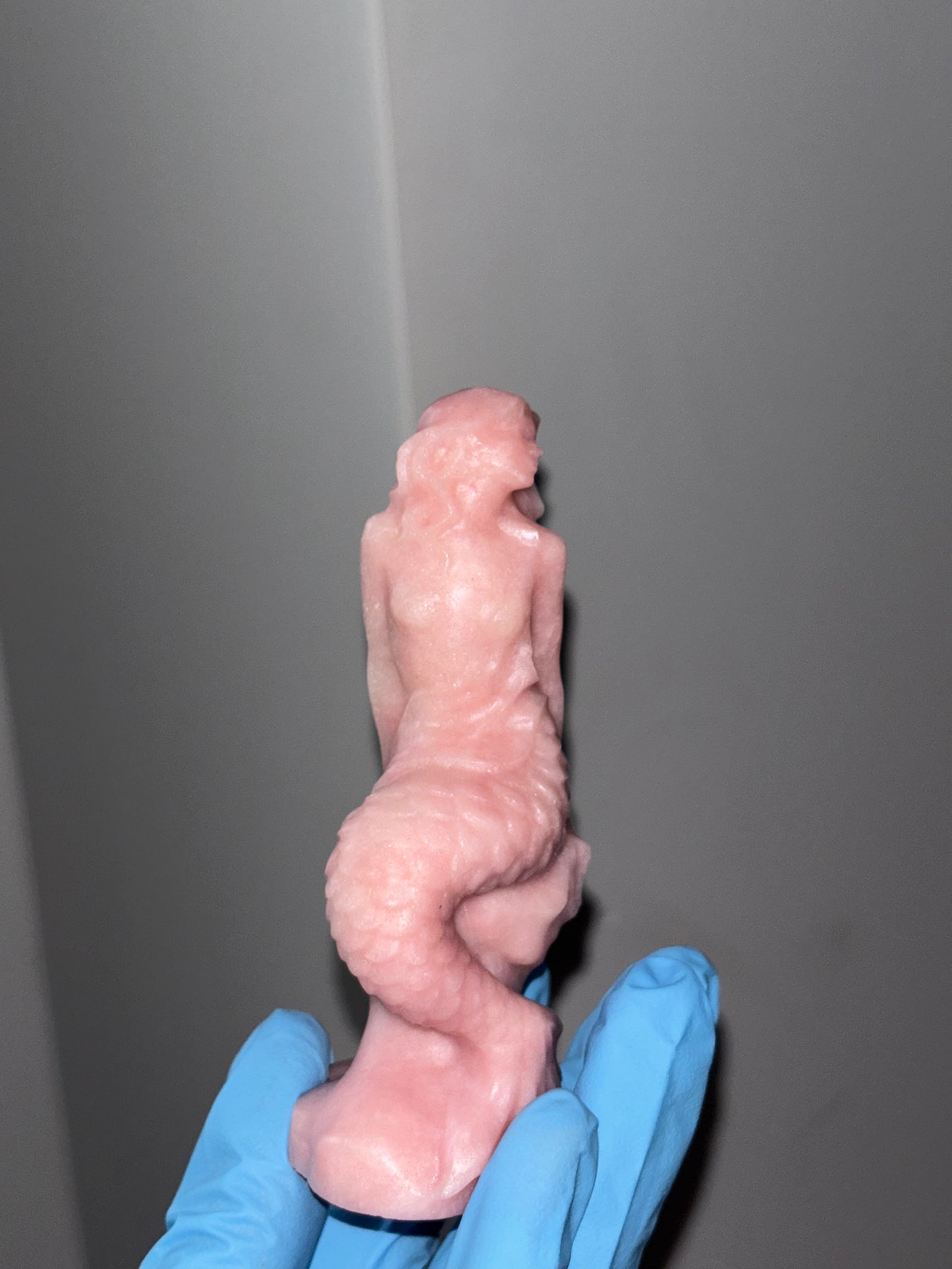 Pink Opal Mermaid Statues