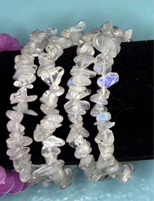 Rainbow Moonstone Bracelet