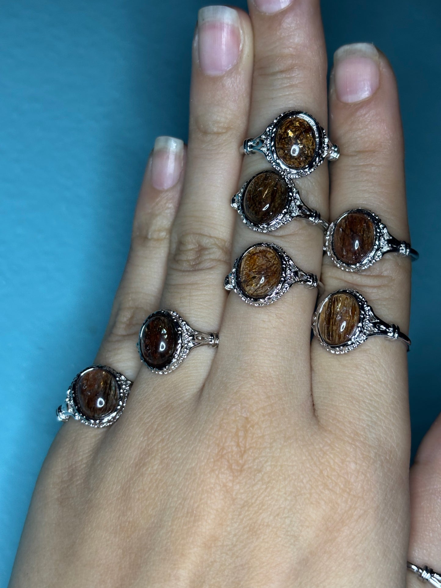 Rutile Quarts Ring