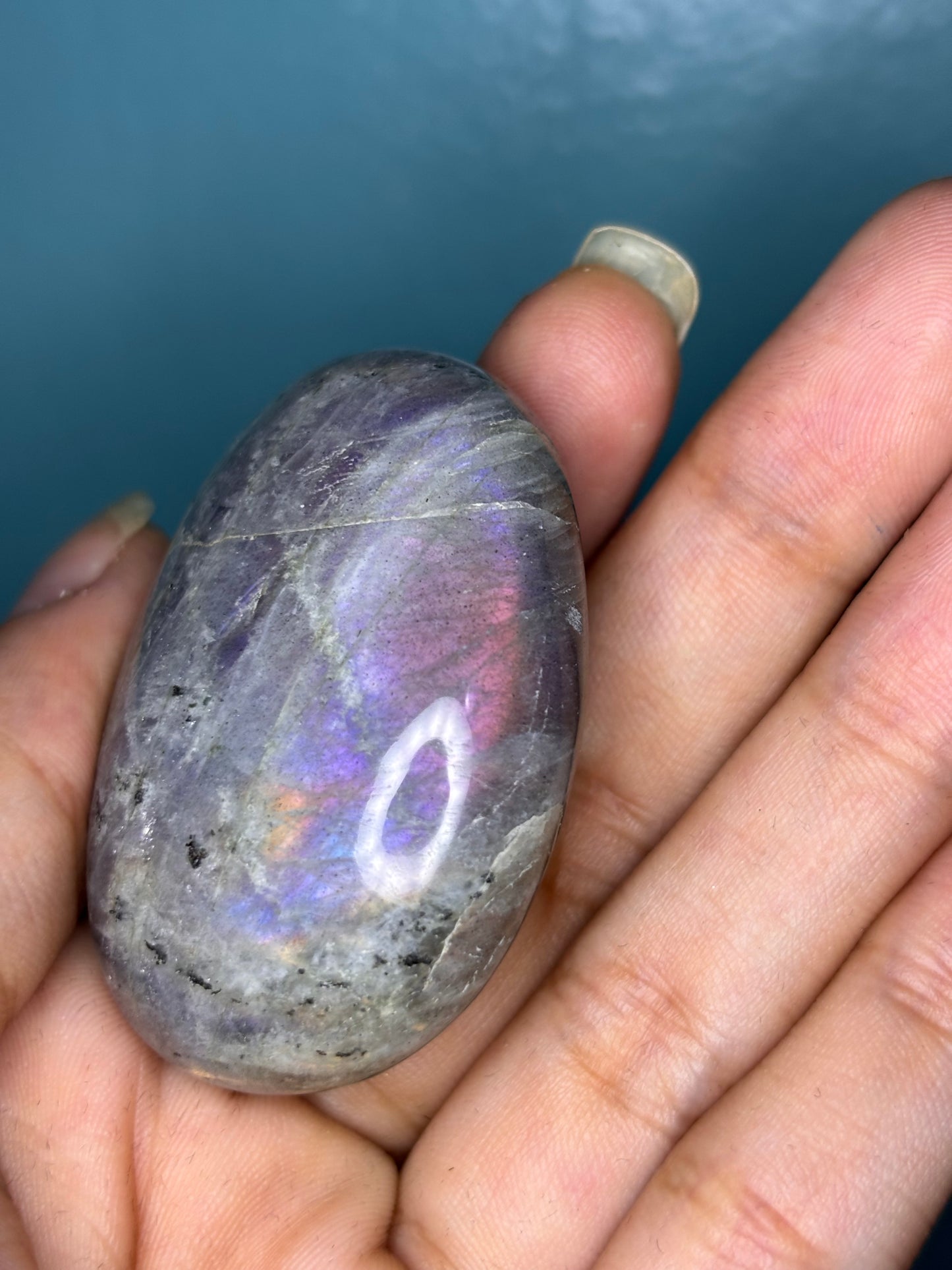 Labradorite Palm Stone