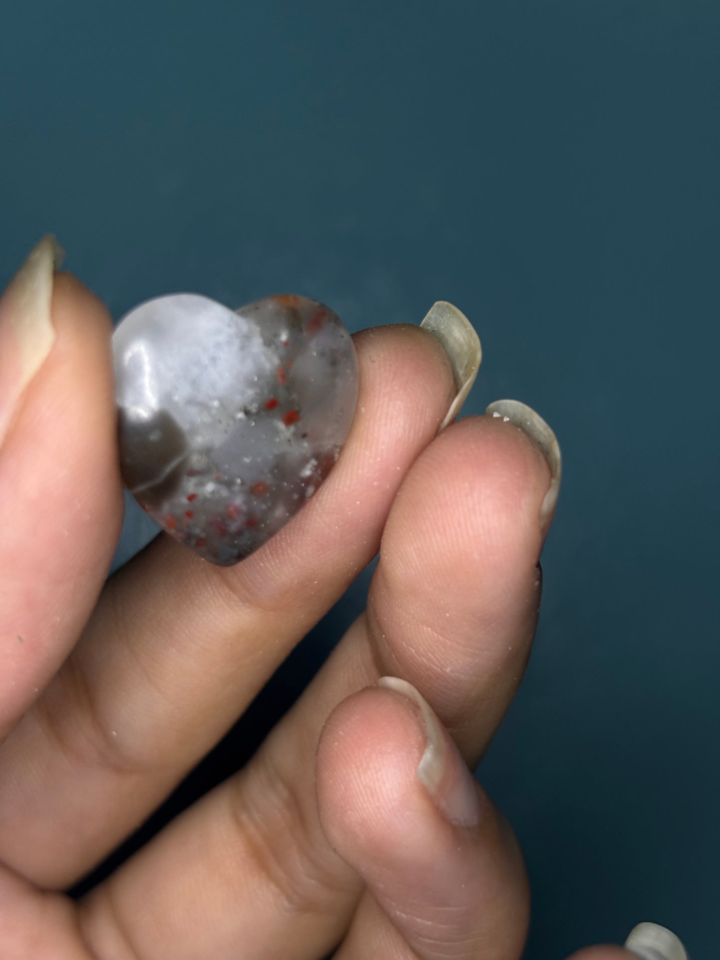 Heart shaped African Bloodstone