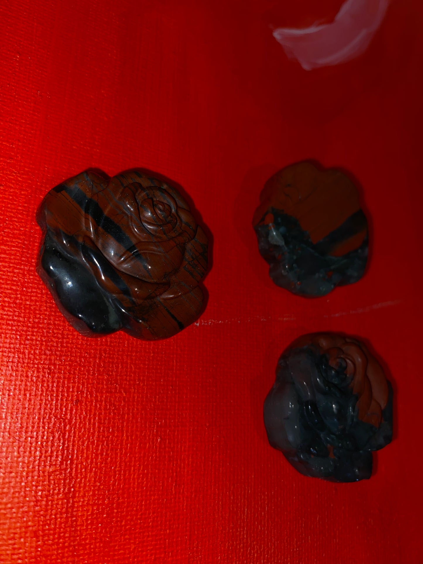 Rose carved African Bloodstone