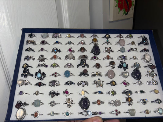 Crystal rings